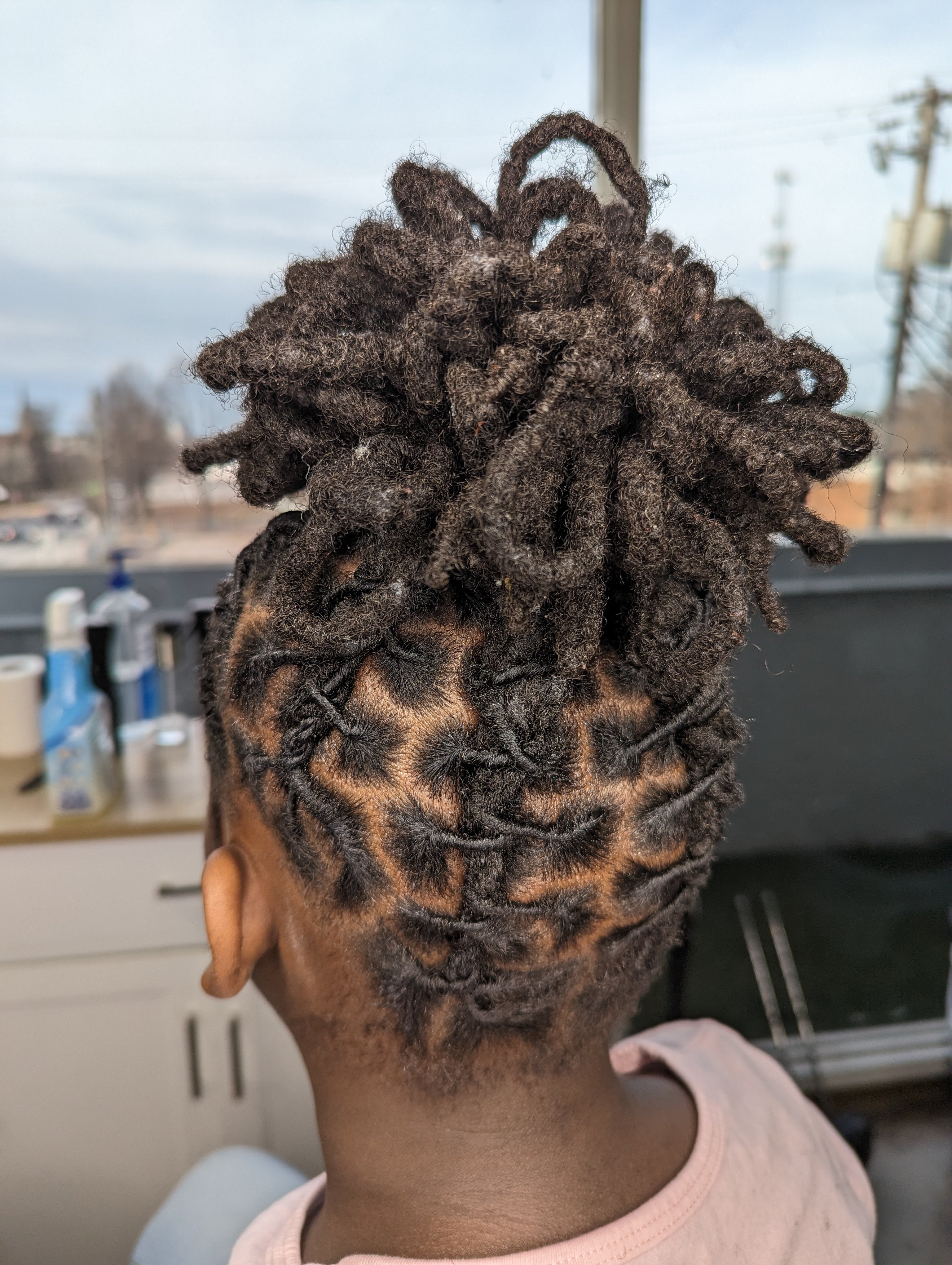 LOC PETAL MOHAWK 💚💚💚💚 Done at Karibbean Kinks. ☎️ Text 3019961285 to  book. 📍 Location 55… | Dreadlock styles, Short locs hairstyles, Dreadlock  hairstyles black